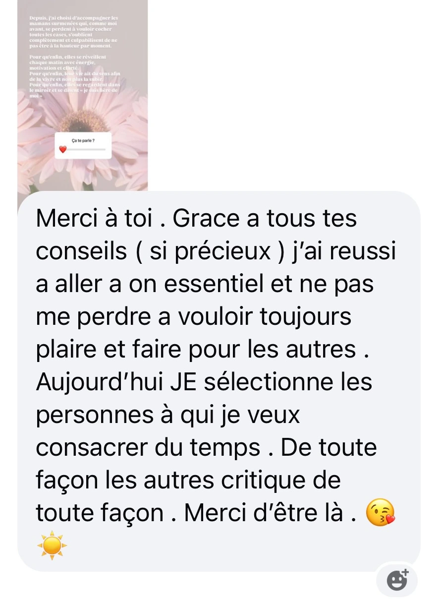 avis google 5 étoiles sur les séances de sophrologie et de coaching en nutrition de tiffany blaesius